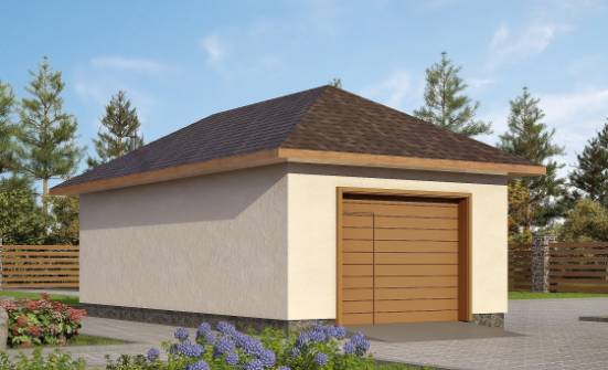 040-001-П Проект гаража из бризолита Углич | Проекты одноэтажных домов от House Expert