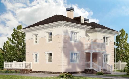 155-005-Л Проект двухэтажного дома, доступный дом из теплоблока Углич | Проекты домов от House Expert