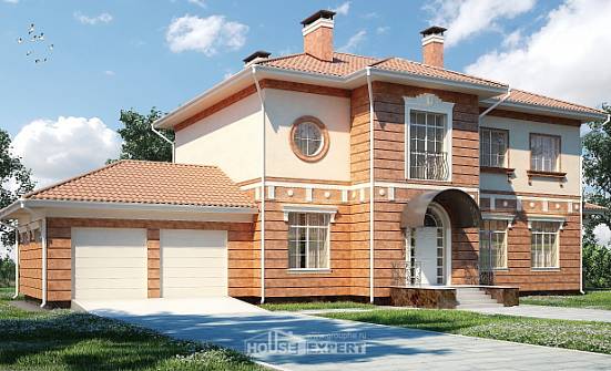 285-001-Л Проект двухэтажного дома, гараж, уютный коттедж из кирпича Тутаев | Проекты домов от House Expert