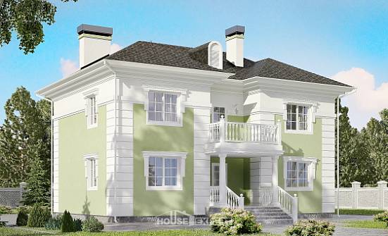 155-005-П Проект двухэтажного дома, классический загородный дом из поризованных блоков Тутаев | Проекты домов от House Expert