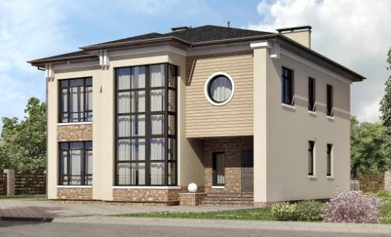 300-005-Л Проект двухэтажного дома, классический домик из кирпича Углич | Проекты домов от House Expert