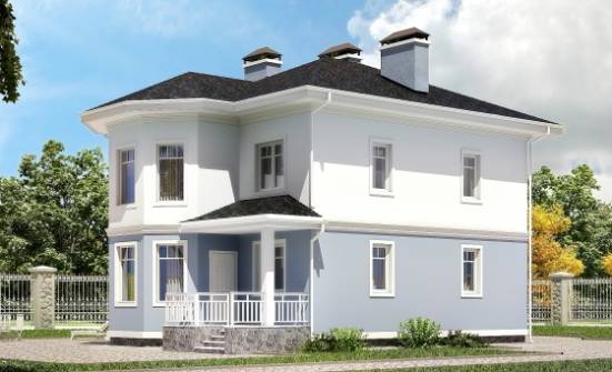 120-001-П Проект двухэтажного дома, небольшой дом из керамзитобетонных блоков Рыбинск | Проекты домов от House Expert