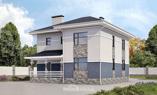 150-014-Л Проект двухэтажного дома, классический домик из блока Углич | Проекты домов от House Expert