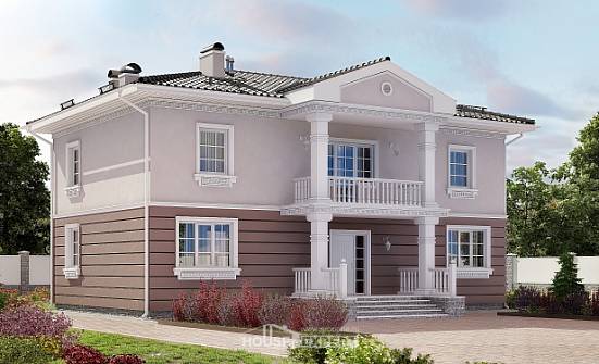 210-005-П Проект двухэтажного дома, уютный домик из блока Тутаев | Проекты домов от House Expert