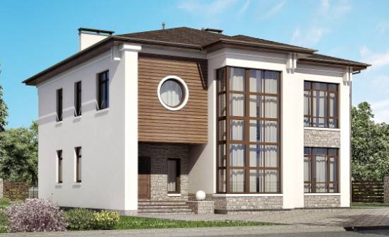 300-005-П Проект двухэтажного дома, огромный коттедж из кирпича Тутаев | Проекты домов от House Expert