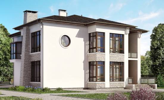 300-005-П Проект двухэтажного дома, огромный коттедж из кирпича Тутаев | Проекты домов от House Expert