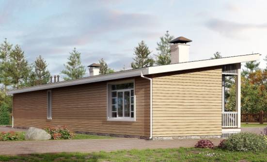 110-004-Л Проект бани из кирпича Ярославль | Проекты одноэтажных домов от House Expert