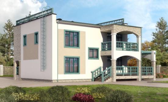 150-010-П Проект двухэтажного дома, бюджетный коттедж из кирпича Ярославль | Проекты домов от House Expert