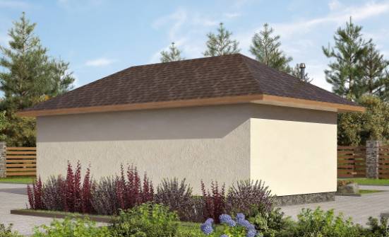 040-001-П Проект гаража из бризолита Углич | Проекты одноэтажных домов от House Expert