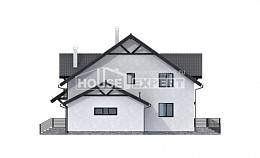 290-003-П Проект двухэтажного дома с мансардой, уютный домик из пеноблока Переславль-Залесский, House Expert