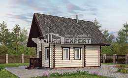 035-001-Л Проект бани из дерева Рыбинск, House Expert