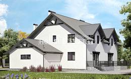 290-003-П Проект двухэтажного дома мансардой, классический домик из арболита Углич, House Expert