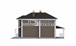 185-002-П Проект двухэтажного дома, бюджетный дом из поризованных блоков Углич, House Expert