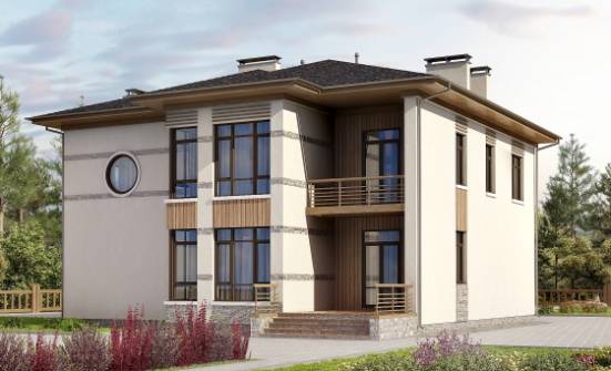 345-001-П Проект двухэтажного дома, современный коттедж из керамзитобетонных блоков Тутаев | Проекты домов от House Expert
