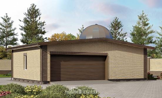075-001-Л Проект гаража из кирпича Углич | Проекты домов от House Expert