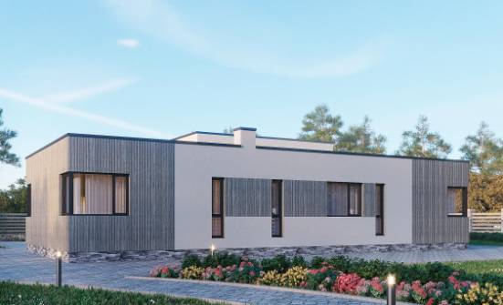 175-001-Л Проект одноэтажного дома, экономичный загородный дом из газобетона Углич | Проекты одноэтажных домов от House Expert
